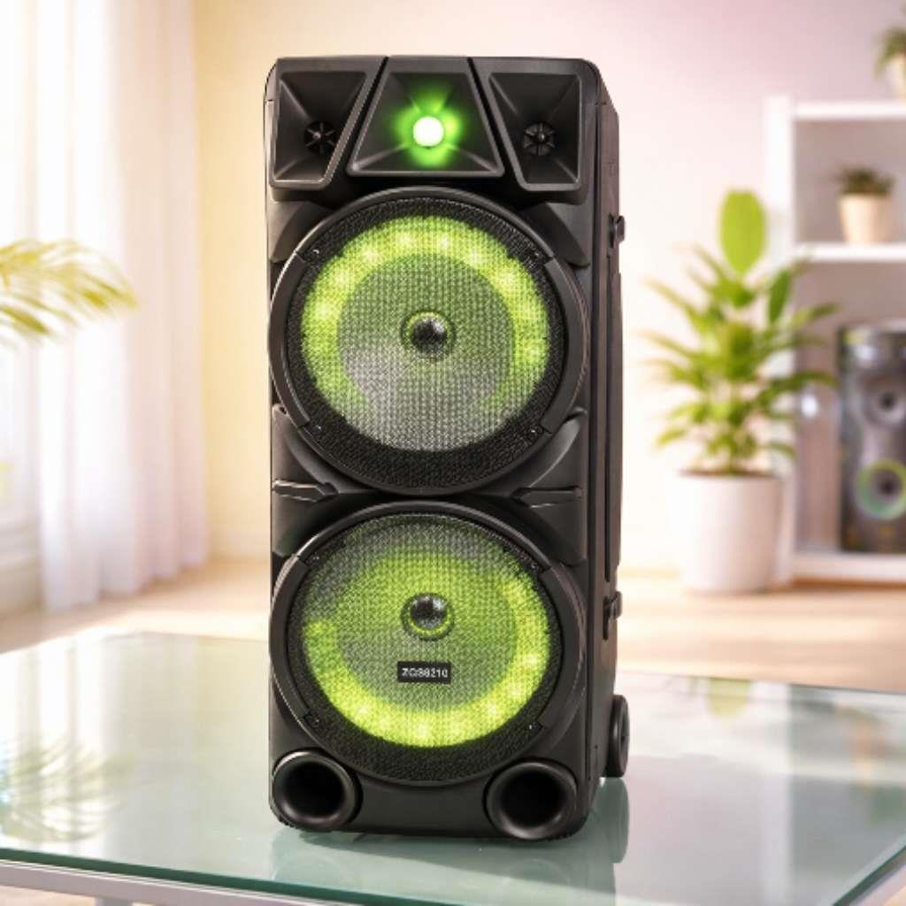  اسپیکر بلوتوثی ZQS8210 اینچ، کارائوکه و شارژی